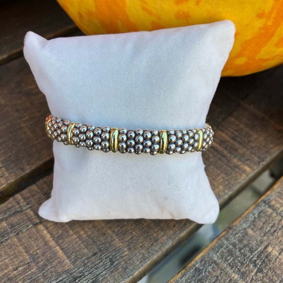 Lagos sterling & 18kt bracelet - Picture 7 of 8